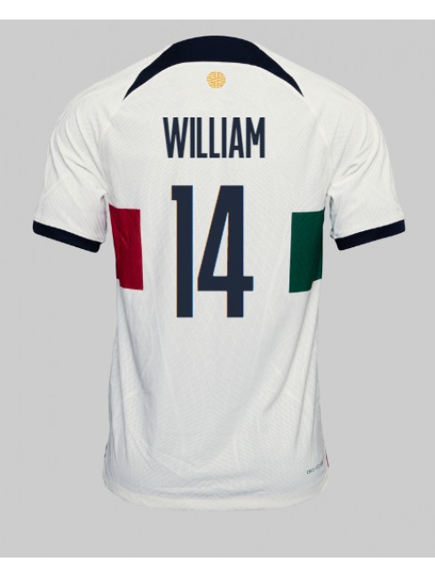 Portugal William Carvalho #14 Replika Borta Kläder VM 2022 Kortärmad
